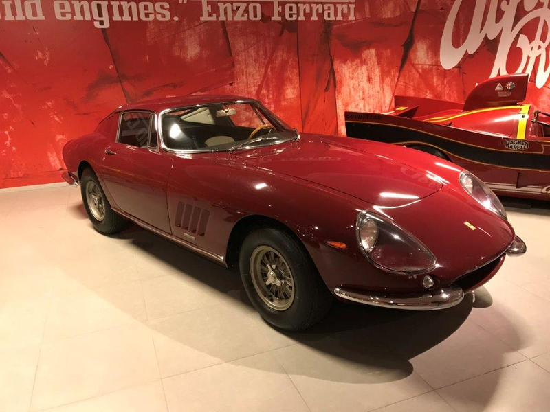 1965 275GTB Lightweight. Original, unrestored, and still on its original tyres (after 50,000km, which shows how much longer tyres used to last)